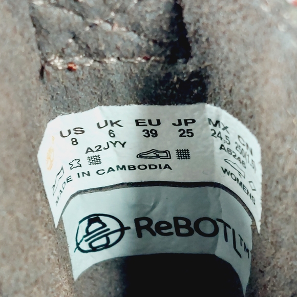 New Timberland Ortholite Leather  Burgundy Ankle Boots C613 - Picture 9 of 11